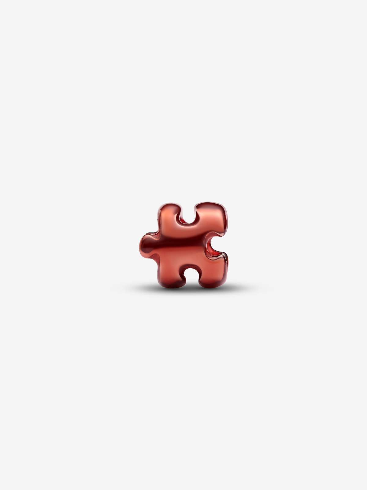 Orange Puzzle Piece Mini Charm - Image 3